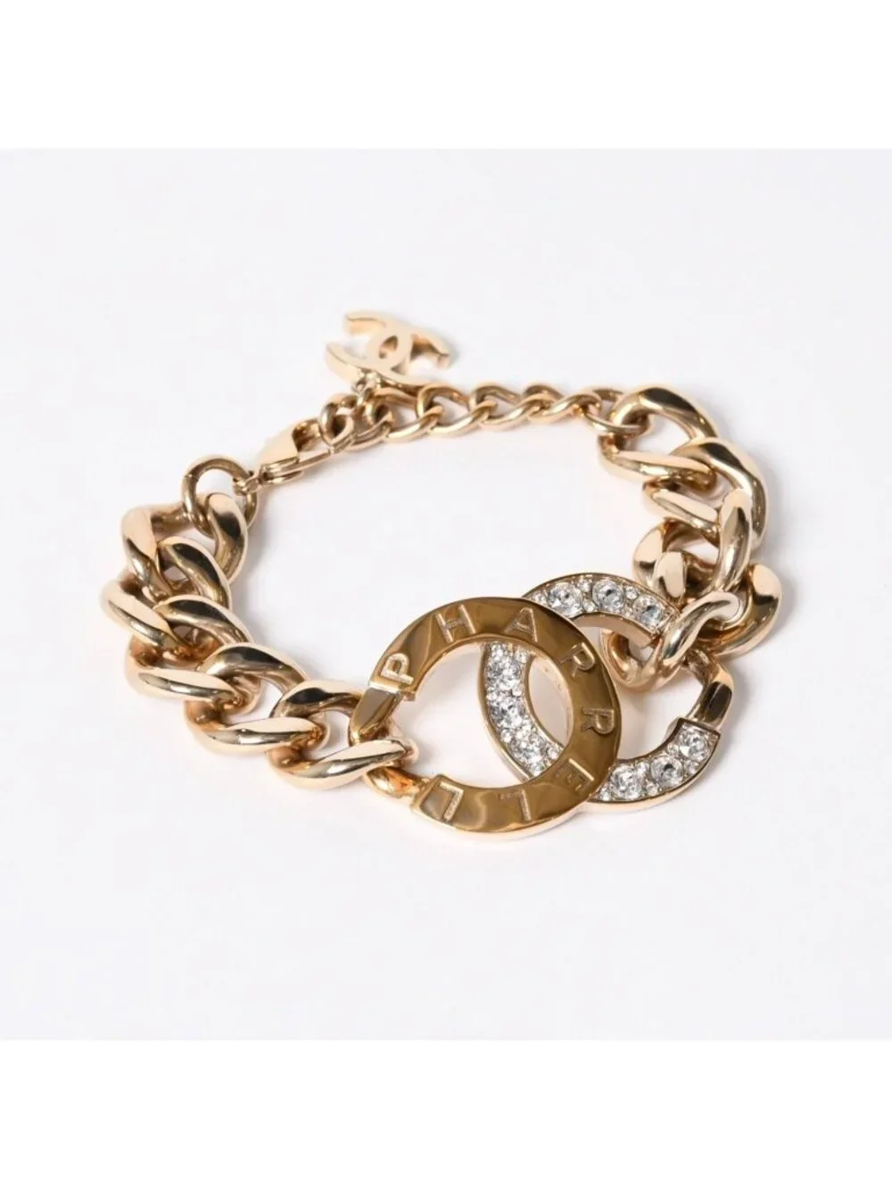 Chanel Pharrell Williams CC Logo Bracelet 19